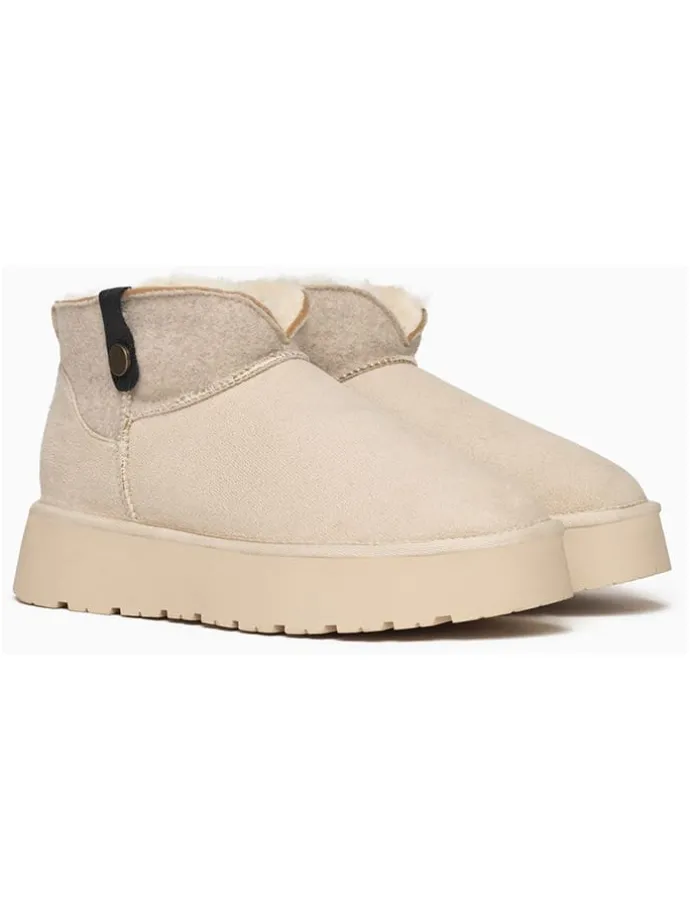 Enkelboots "Ifza" crème