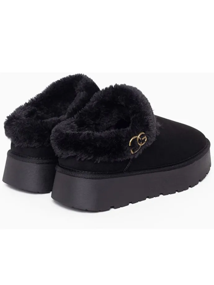Enkelboots "Insha" zwart