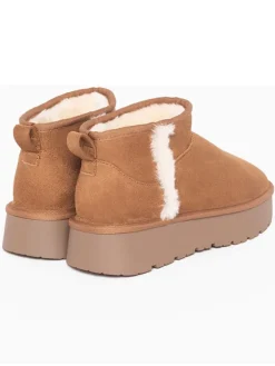 Enkelboots "Izia" lichtbruin