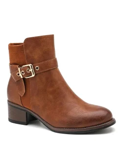 Enkelboots lichtbruin