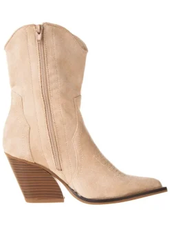 Enkellaarzen beige