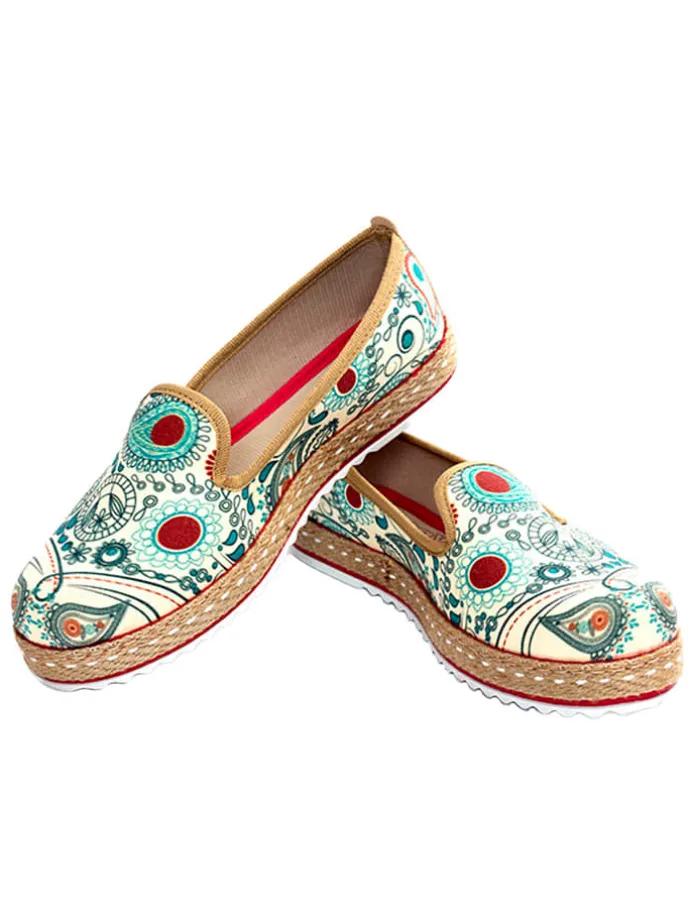 Espadrilles meerkleurig