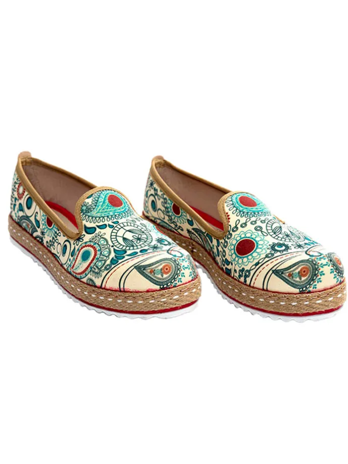 Espadrilles meerkleurig