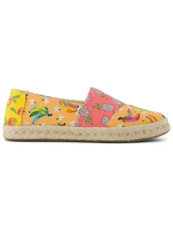 Espadrilles oranje/roze