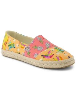 Espadrilles oranje/roze
