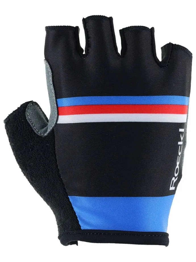Fietshandschoenen "Heviz" zwart/blauw