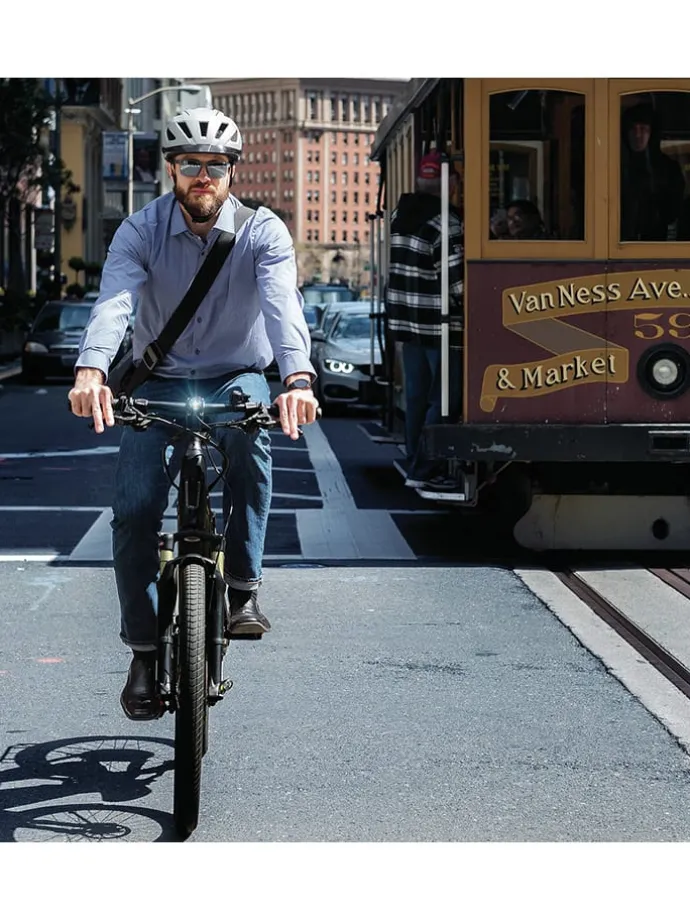 Fietshelm "Pedelec 2.0" champagnekleurig