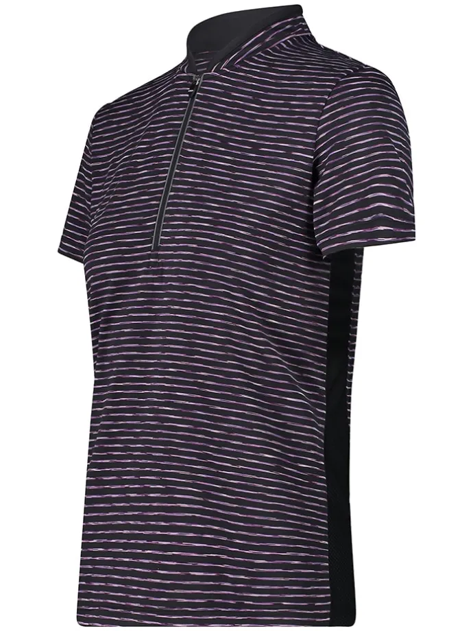Fietsshirt paars/zwart