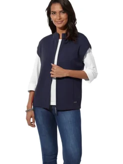 Fleece bodywarmer donkerblauw