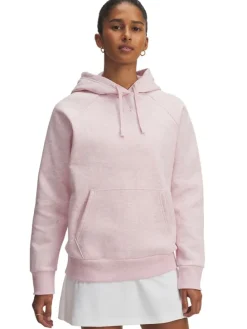 Fleece hoodie lichtroze