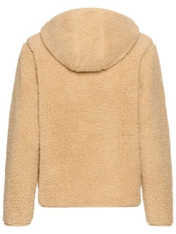 Fleece trui beige