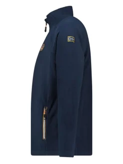 Fleece trui donkerblauw