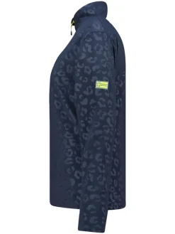 Fleece trui donkerblauw