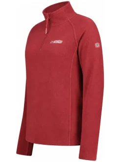 Fleece trui rood