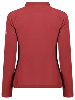 Fleece trui rood
