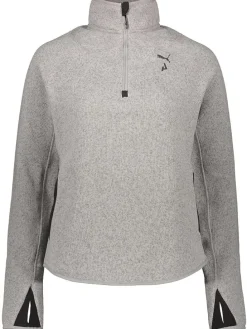 Fleece trui "Seasons" grijs