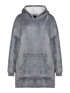 Fleece trui "Uddy" grijs