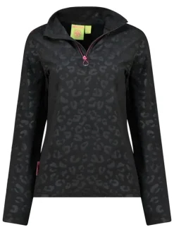 Fleece trui zwart