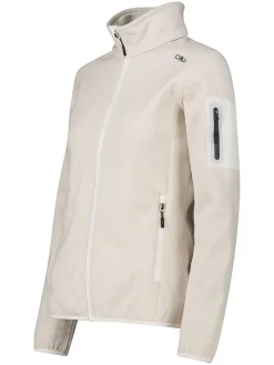 Fleece vest beige