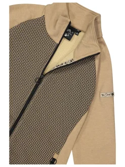 Fleece vest beige