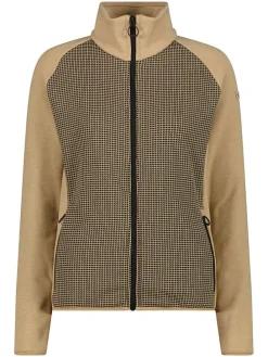 Fleece vest beige