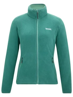 Fleece vest "Floreo IV" turquoise