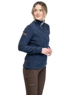Fleece vest "Hareid" donkerblauw
