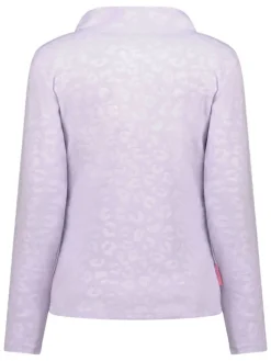 Fleece vest lavender