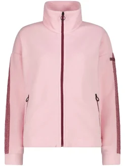 Fleece vest lichtroze