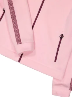 Fleece vest lichtroze