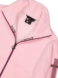 Fleece vest lichtroze