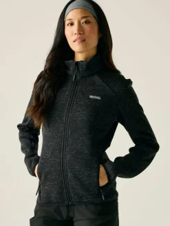 Fleece vest "Newhill" zwart