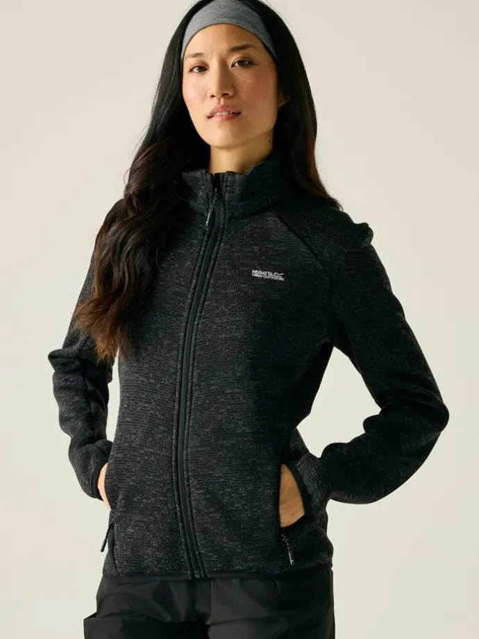 Fleece vest "Newhill" zwart