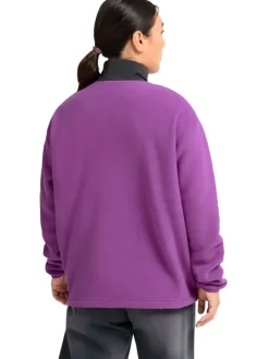 Fleece vest paars
