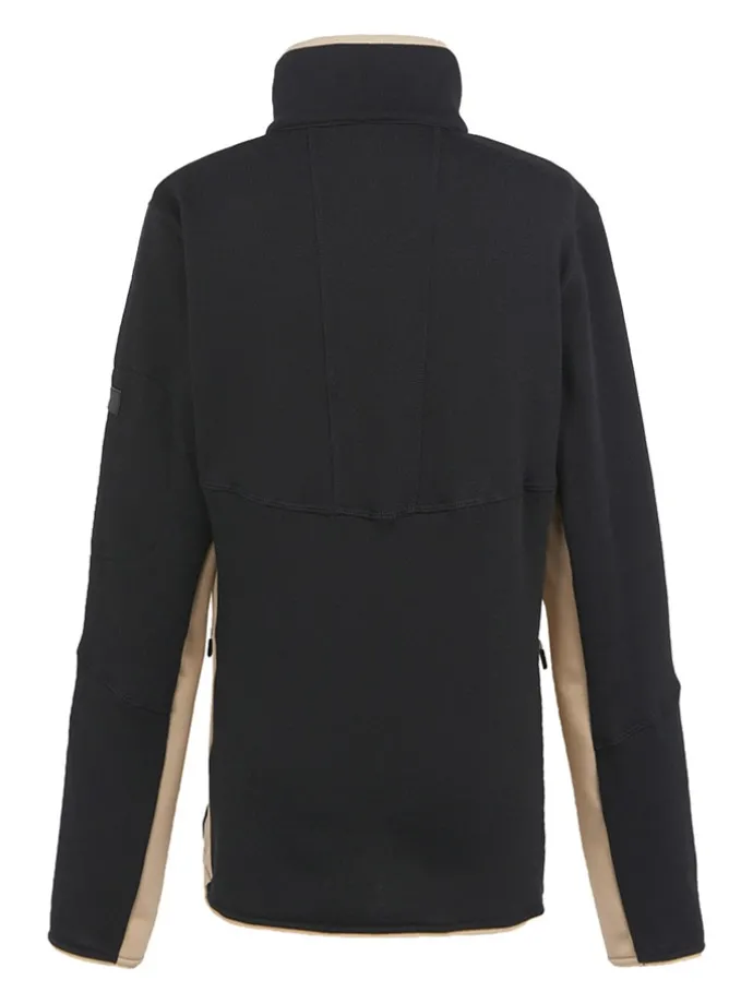 Fleece vest "Ralina" zwart/beige