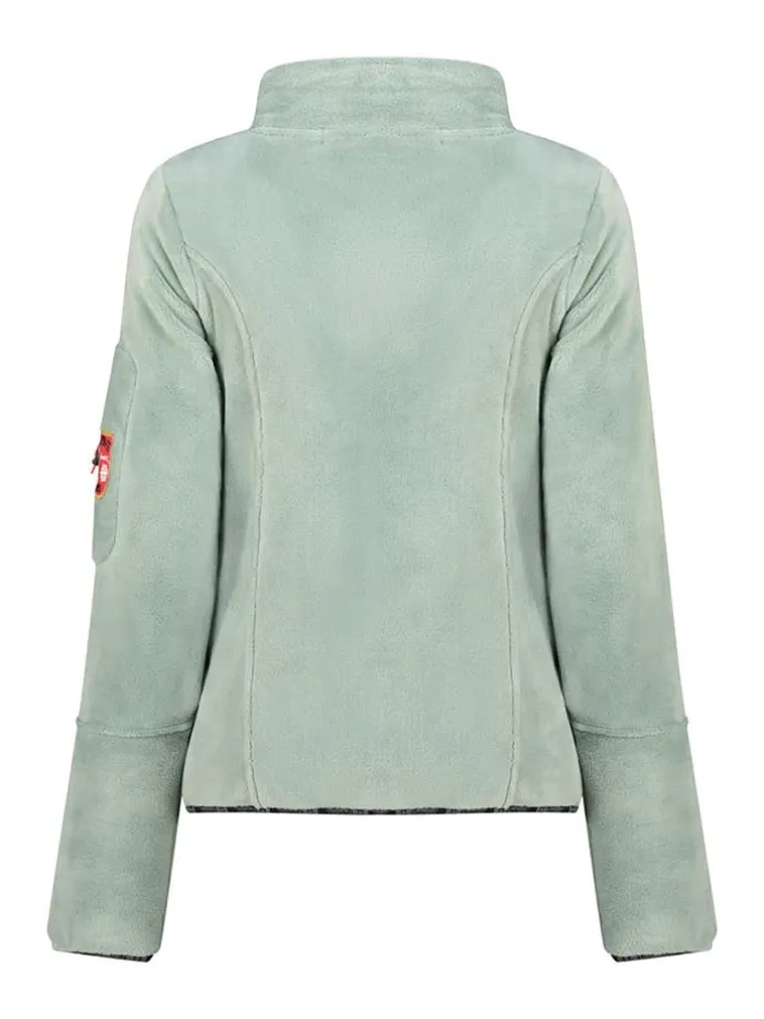 Fleece vest "Tisalineak" mintgroen
