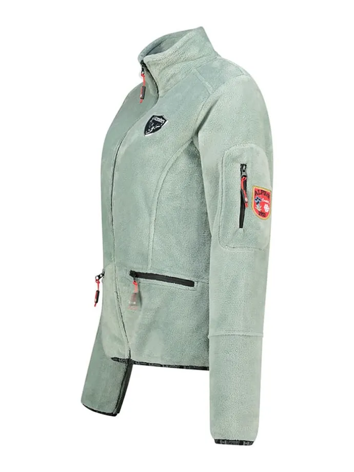 Fleece vest "Tisalineak" mintgroen