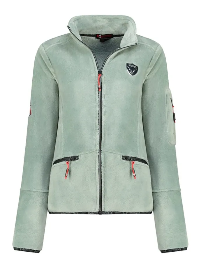 Fleece vest "Tisalineak" mintgroen