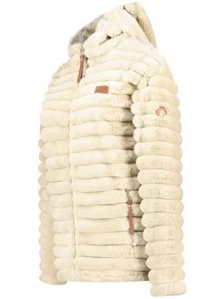 Fleece vest "Trebelle" crème