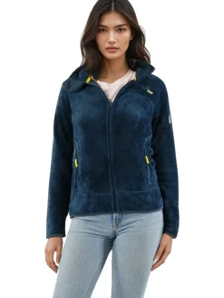Fleece vest "Upaline" donkerblauw