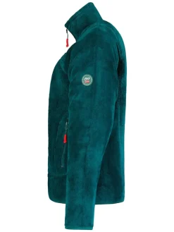 Fleece vest "Upaline" donkergroen