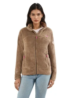 Fleece vest "Upaline" taupe
