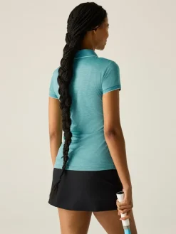 Functioneel poloshirt "Remex II" turquoise