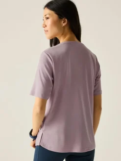 Functioneel shirt "Botanna" paars