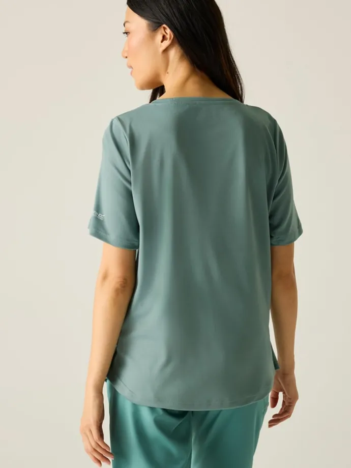 Functioneel shirt "Botanna" turquoise