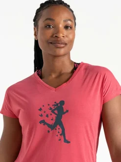 Functioneel shirt "Calm" rood