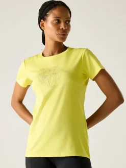 Functioneel shirt "Fingal" geel