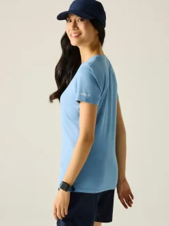 Functioneel shirt "Fingal Stretch" lichtblauw