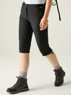 Functionele capribroek "Xert Stretch" zwart