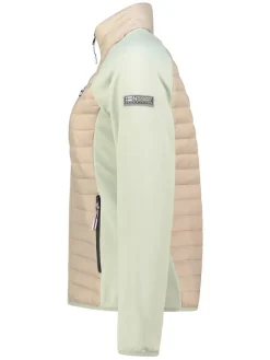 Functionele jas beige/groen